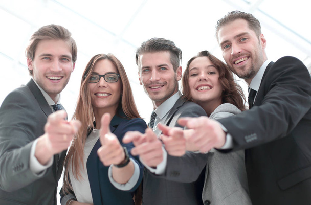 Many happy peoples hands together as team for motivation - Photo, Image