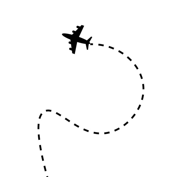 Flugzeugreisekonzept - Vektor, Bild