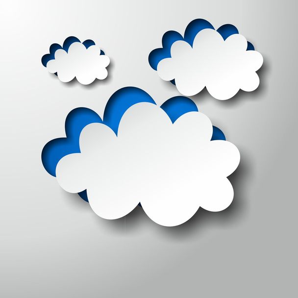 創造的な雲 - ベクター画像