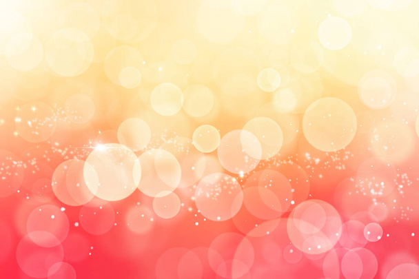 Abstract background with bokeh.  Multicolor blurred backdrop.  Digital illustration. - Photo, Image