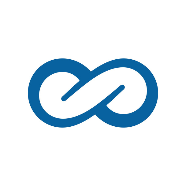 Moderne Infinity symbool pictogrammen logo sjabloon voor gezondheid technologiebedrijf met high-end kijken - Vector, afbeelding