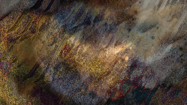 illustration of colorful terrain abstract texture background in digital art - Foto, Imagen