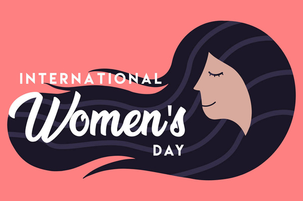Векторная иллюстрация международного женского дня
  - Вектор,изображение