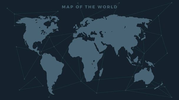 Mappa del mondo illustrazione vettoriale  - Vettoriali, immagini