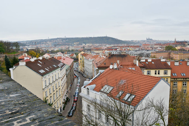 Prague roofs in the Vysehrad area.  - Φωτογραφία, εικόνα