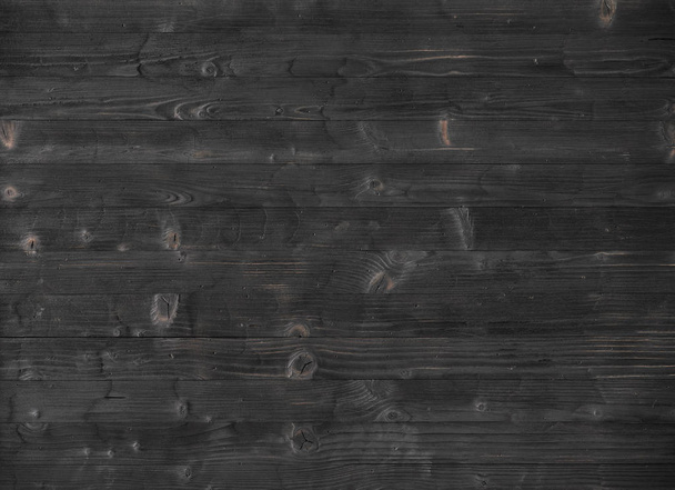 black wood background - Photo, Image