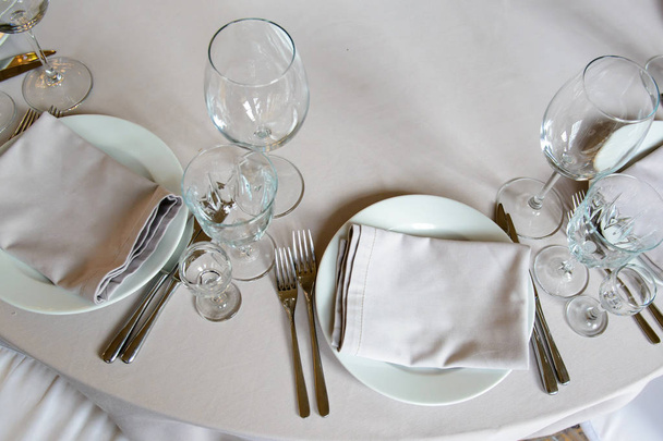 Restaurant Utensil on the table. - Photo, Image