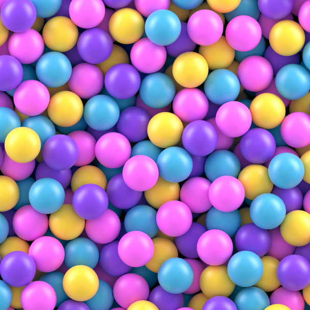 Kleurrijke Candy Sweet Gumballs vector achtergrond - Vector, afbeelding