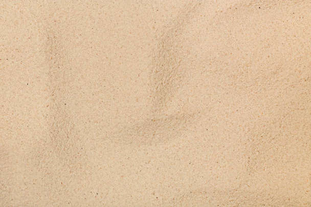 Dry beach sand as background, top view - Foto, Imagen