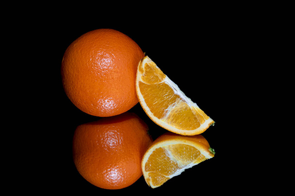 orange and slice isolated  - Photo, Image