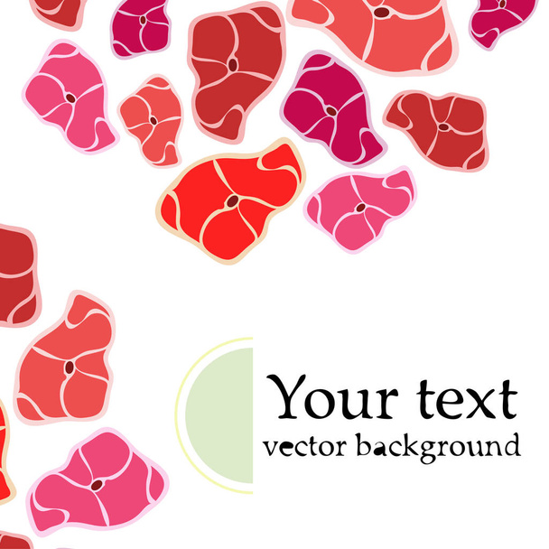 Verse steaks, pictogrammen, vector illustratie  - Vector, afbeelding