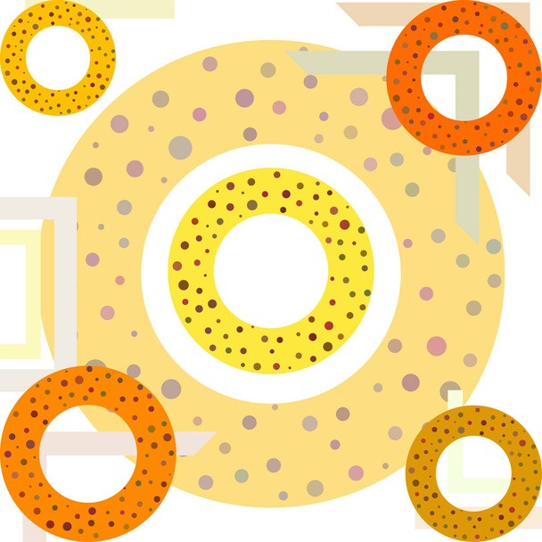 pretzels background with copy space. Vector illustration  - Vector, afbeelding