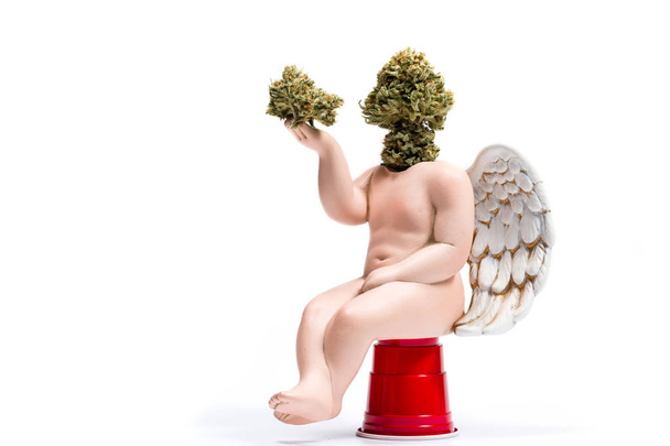 Schutzengel von Cannabis  - Foto, Bild
