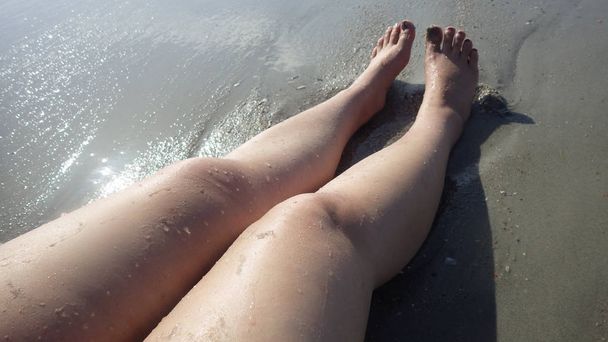 παραλία πόδια - Φωτογραφία, εικόνα