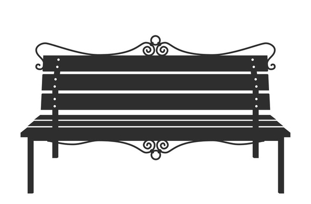 Значок лавки паркові
 - Вектор, зображення