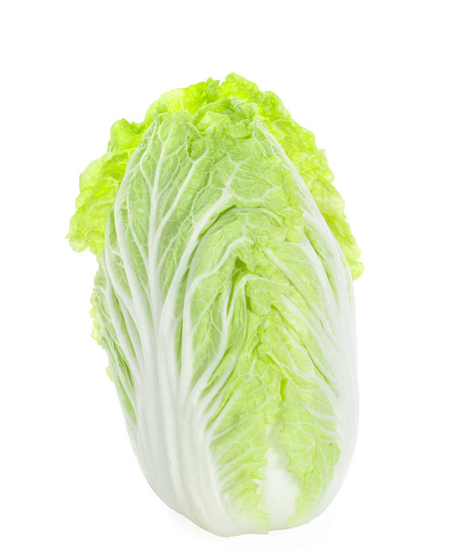 Fresh chinese cabbage on a white background  clipping path - 写真・画像