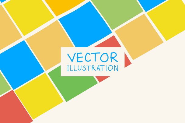Abstract design templates. Brochures unusual color shapes style. Vintage frames and backgrounds. Vector Illustration. - Вектор,изображение