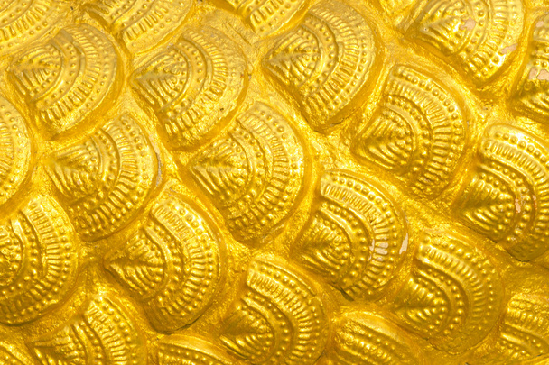 Gold Buddha ornaments in thai temple - Фото, изображение