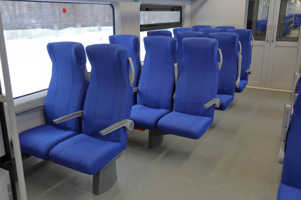 Puha ülések a vonaton - Fotó, kép