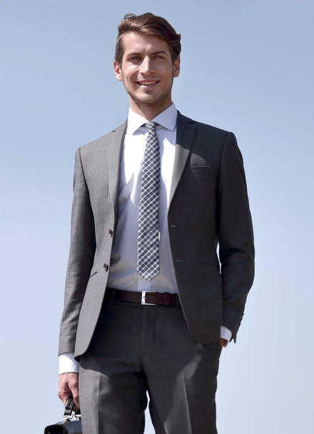portrait of a smiling business man - Photo, image
