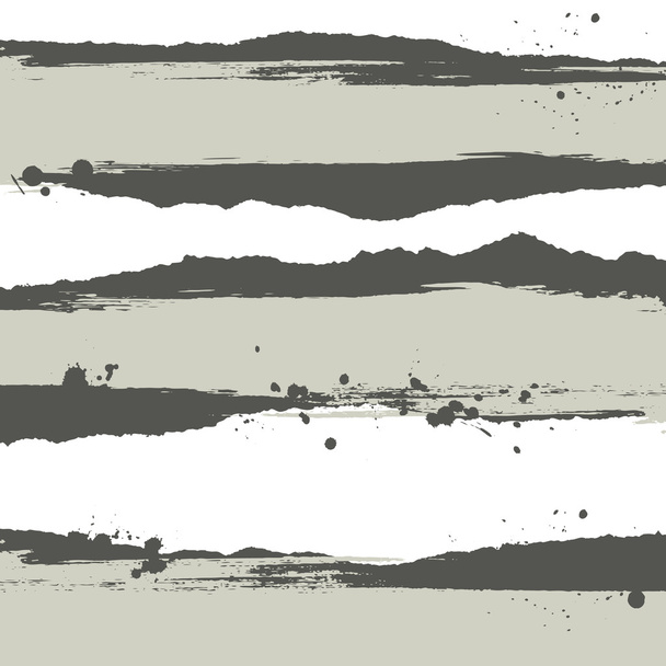 Few ink splat banners with grunge effect - Vector, Imagen