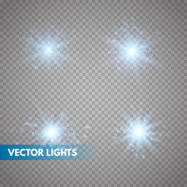 Izzó fény csillag csoportja  - Vektor, kép