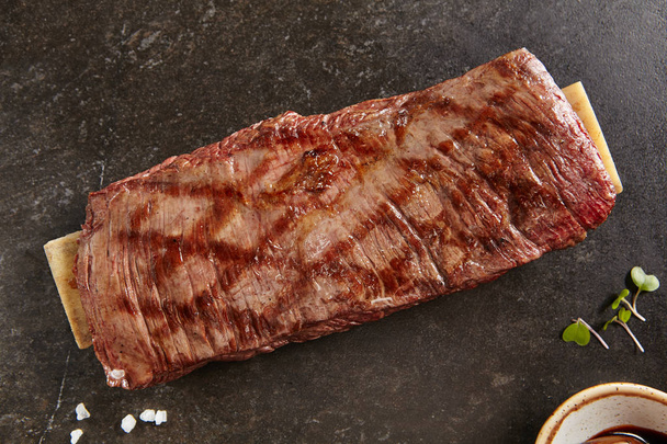Hot Grilled Whole Flank Steak - Photo, Image