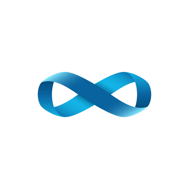 Plantilla de logotipo de iconos de símbolo infinito moderno para empresa de salud de negocios de tecnología con aspecto de gama alta
 - Vector, Imagen