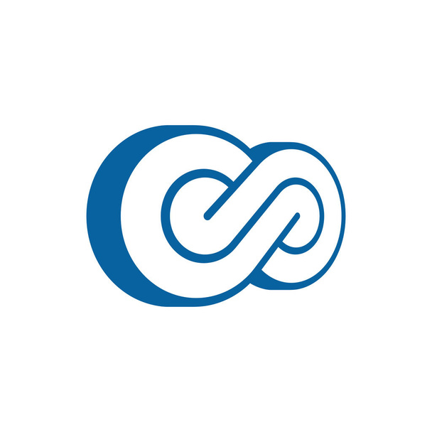 moderne Unendlichkeit Symbol Symbole Logo Vorlage für Technologie Unternehmen Gesundheit Unternehmen mit High-End-Look - Vektor, Bild