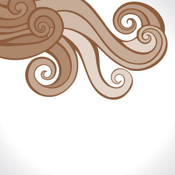 Retrol swirl background - Vector, afbeelding