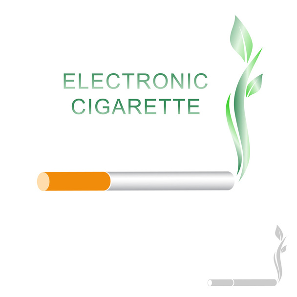 電子タバコ - ベクター画像