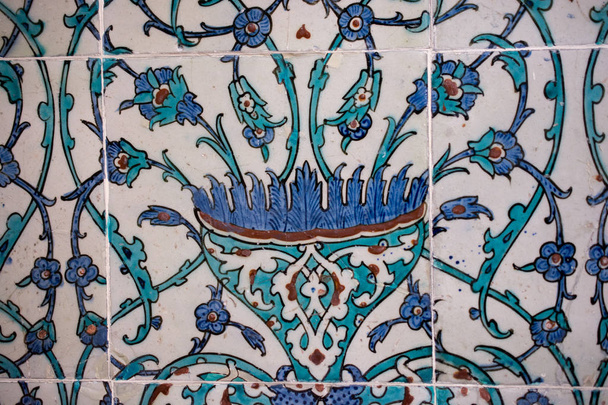  Osmanské říše starověkého ručně turecké dlaždice - Fotografie, Obrázek