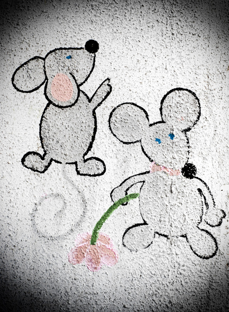 Two cartoon mouses - Photo, Image