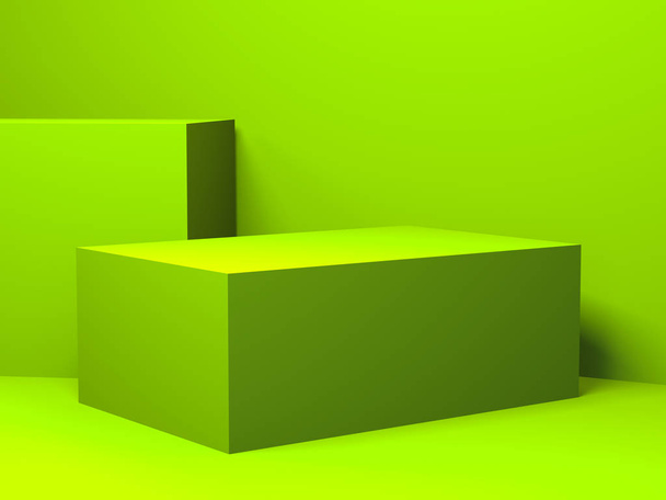 Fondo abstracto geométrico minimalista, colores pastel, renderizado 3D
. - Foto, imagen