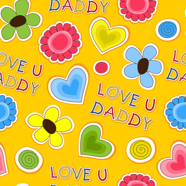Happy Fathers Day Background. - Vector, imagen