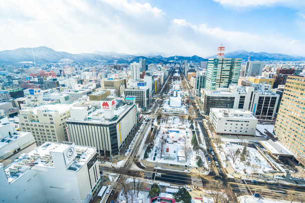 Sapporo Hokkaido, Japani - 2 helmikuu 2019 Kaunis arkkitehtuuri
 - Valokuva, kuva