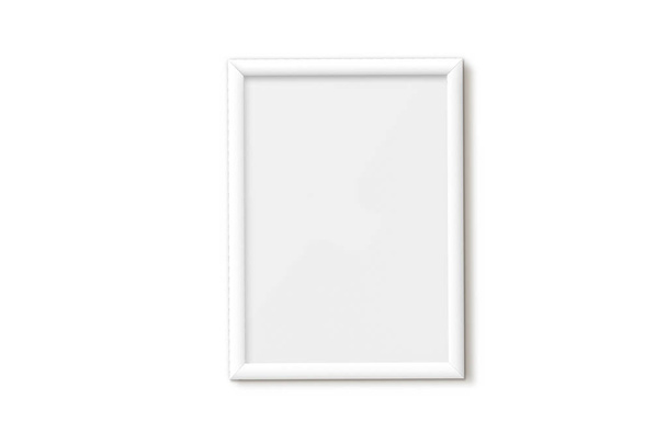 Realistic picture frame mock-up isolated on white background. Perfect for your presentations. 3D rendering - Photo, Image