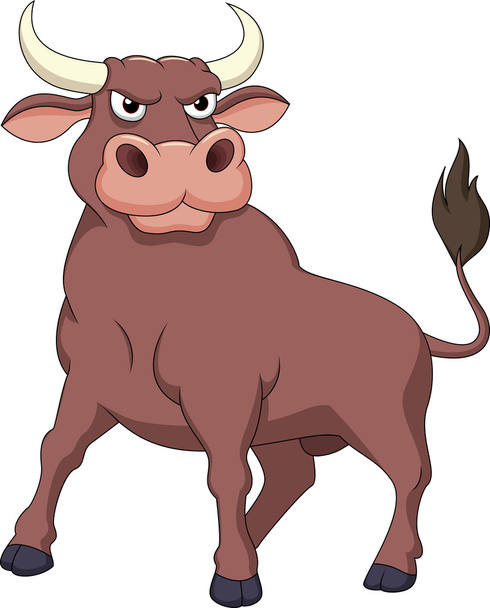 Forte cartone animato toro
 - Vettoriali, immagini