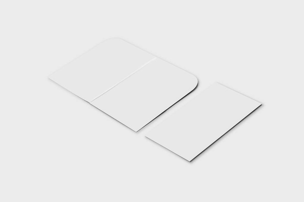 Welcome Note and note papers on soft gray background.3d rendering - Fotó, kép