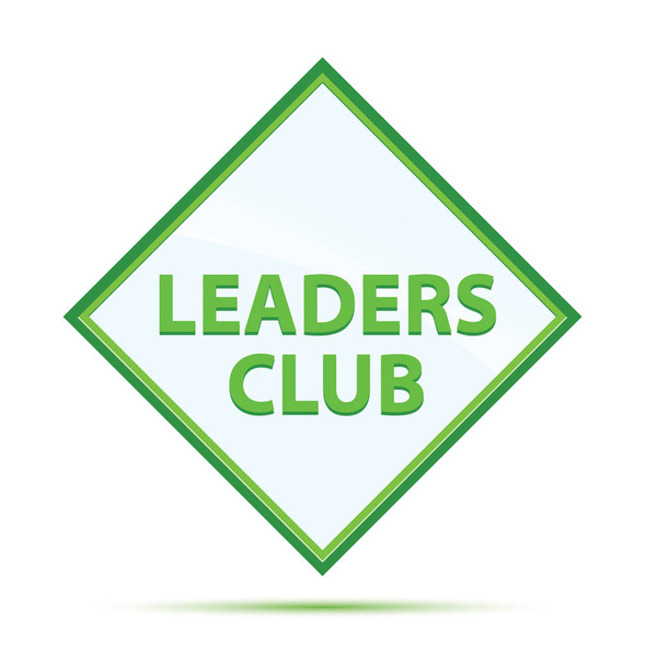 Leader Club moderno astratto pulsante diamante verde
 - Foto, immagini