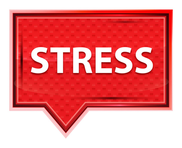 Stress misty rose pink banner button - Photo, Image