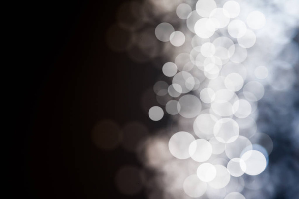 Abstract black bokeh use for background - Foto, Bild