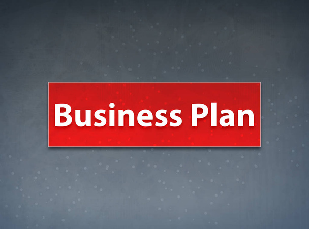 Plan de negocios Banner rojo Fondo abstracto
 - Foto, Imagen