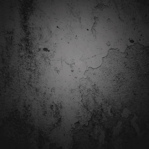 abstrakter Hintergrund dunkler Vignettenrand mit grauer Textur - Foto, Bild