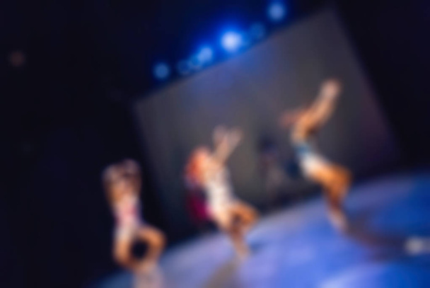 Contemporary dance performance bokeh blur background - 写真・画像