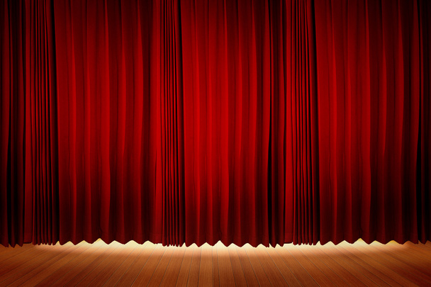 Stage Curtains - Φωτογραφία, εικόνα