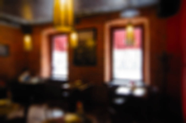Restaurant blur background - Fotoğraf, Görsel