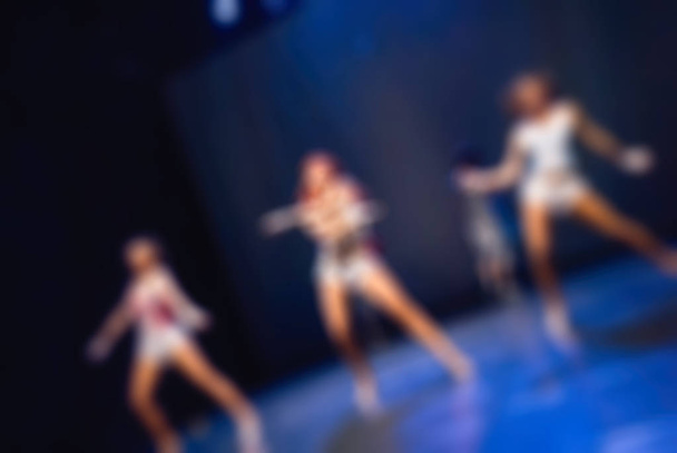Contemporary dance performance bokeh blur background - Zdjęcie, obraz