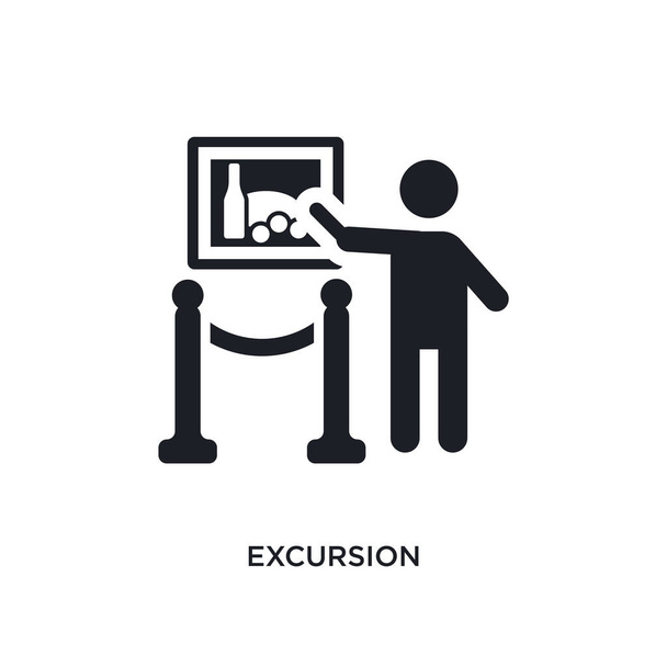escursione isolata icona. elemento semplice illustrazione da museo
 - Vettoriali, immagini