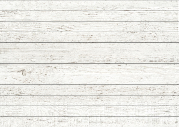White natural wood wall background. Wood pattern and texture bac - Photo, Image